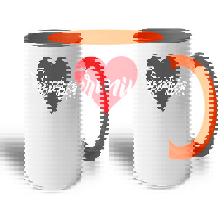 Con El Nombre I Love Fermina I Heart Named Accent Mug
