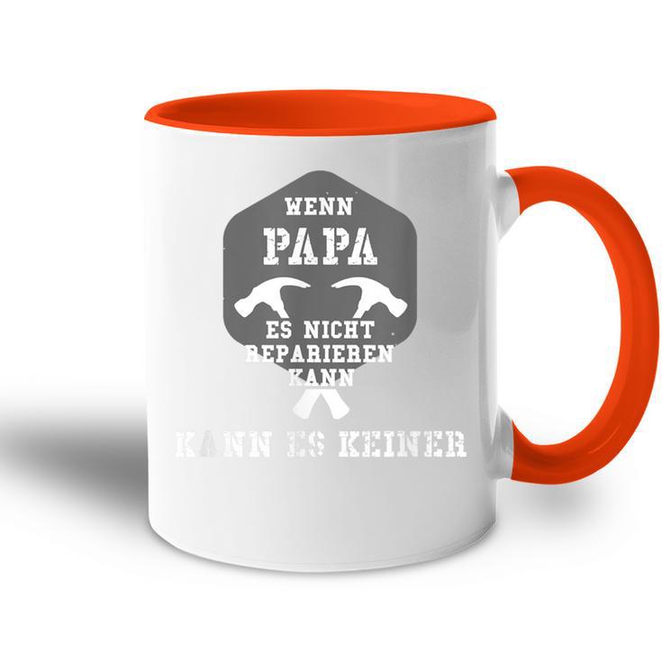 Dad Dad Father's Day Dad Alleskönner Tasse Zweifarbig