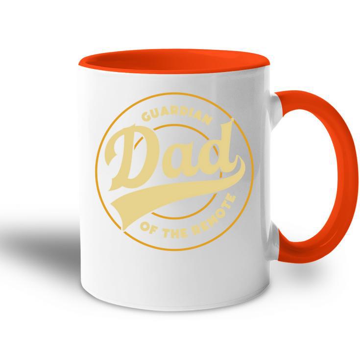 Dad Guardian Lustige Fernbedienung Tvatertag Papa Pops Daddy Da Tasse Zweifarbig