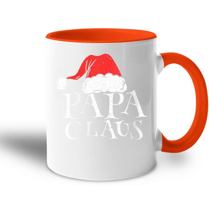 Damen Papa Claus Lustige Weihnachten Weihnachtsmannaterintage Mit-Ausschnitt Tasse Zweifarbig