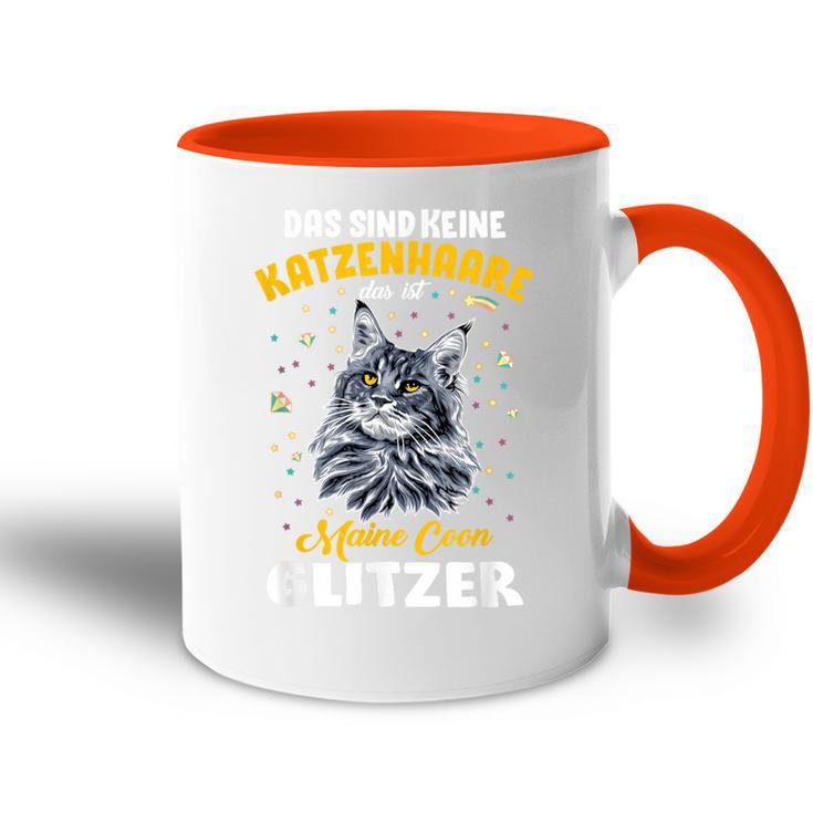 Das Sind Keine Katzenhaare Cat Lovers Cat Main Coon Tasse Zweifarbig