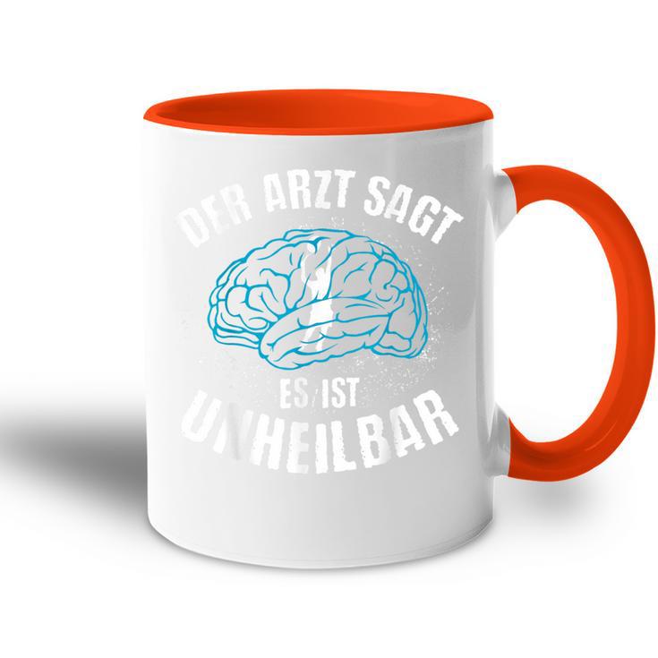 Der Arzt Sagt Es Ist Unheilbar Tennis Tasse Zweifarbig