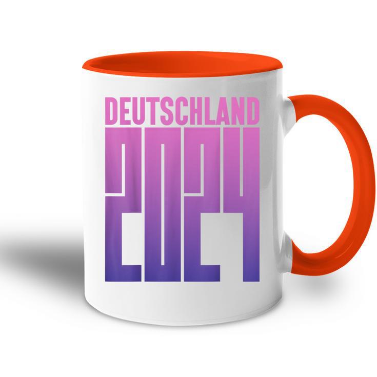 Deutschland 2024 Fan Love Diversity Germany Fanartikel Pride Tasse Zweifarbig