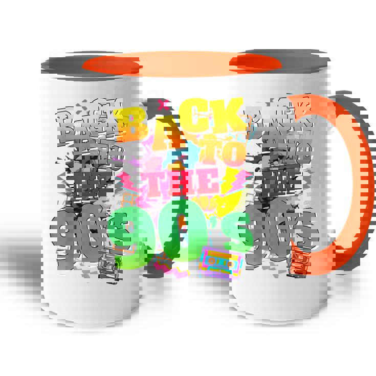 Divertida Fiesta Temática Retro De Los 90 Años 90 Accent Mug