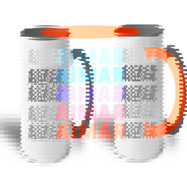 Divertido Regalo Nombre Aimar Personalizado Primer Nombre Accent Mug