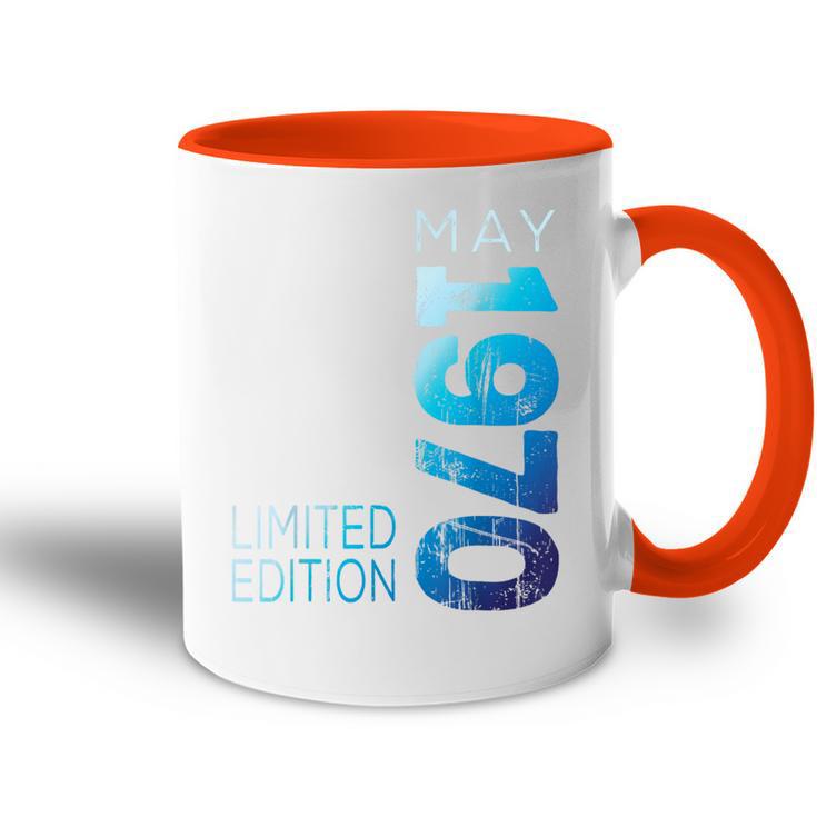 Edición Limitada Mayo 1970 Retro 1970Intage Año 1970 Accent Mug