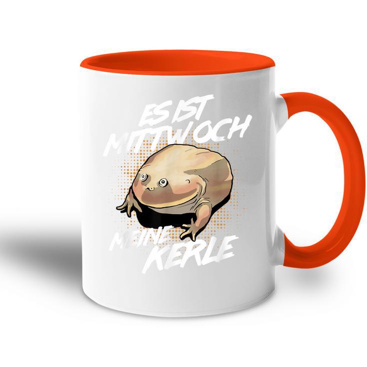 Es Ist Mittwoch Meine Kerle Wednesch Frog Meme S Tasse Zweifarbig