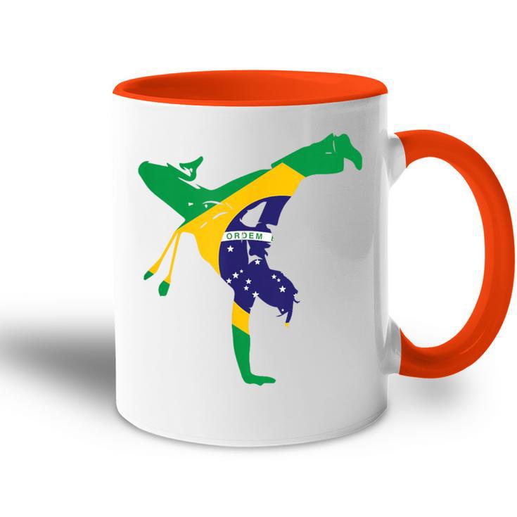 Flag Brazil Capoeira S Tasse Zweifarbig