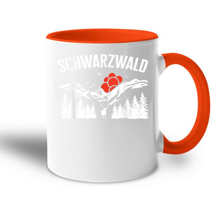 Forest Württemberg Forest Bollenhut Tasse Zweifarbig