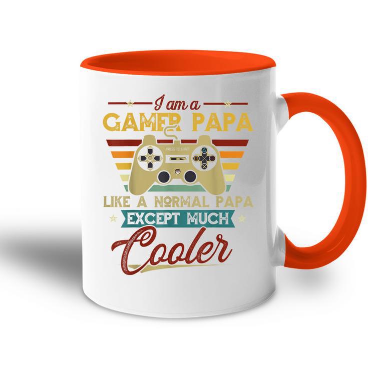 Gamer Papa Wie Ein Normapa Außeriel Coolerideo Players S Tasse Zweifarbig