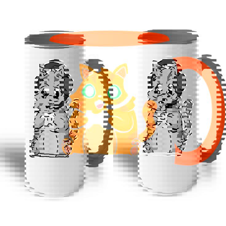Gaming Gato Iideojuego Iideojuego I Ordenador I Pc Accent Mug