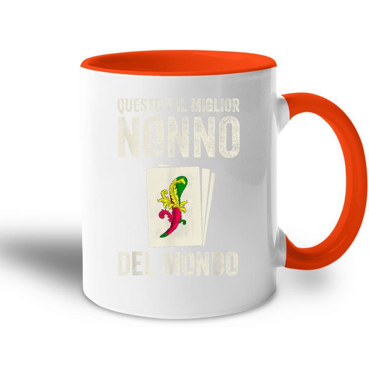 Grandpa Bester Nonno Der Welt Italian Tasse Zweifarbig