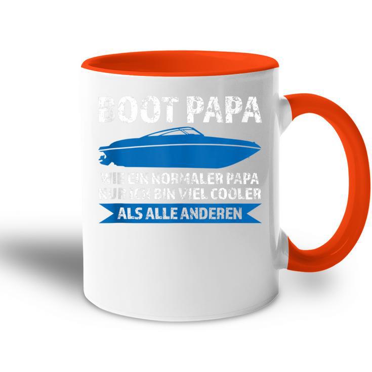 Herren Boot Papaiel Cooler Boot Papa Segeln Tasse Zweifarbig