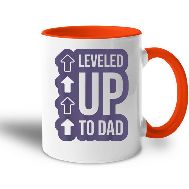 Herren Leveld Uo To Dad Bester Papaater Geschenkeatertag Tasse Zweifarbig