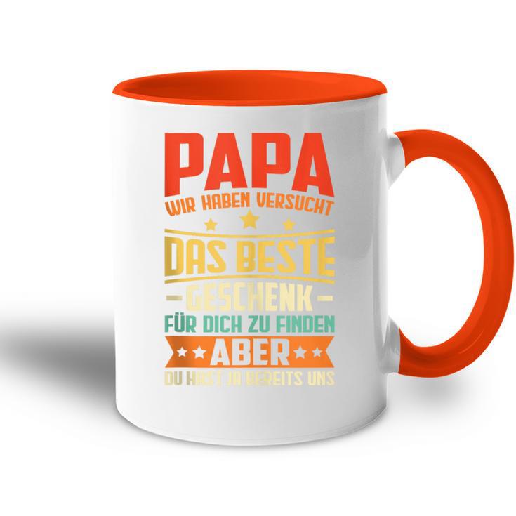 Herren Papa Undater Geschenk Lustiger Spruch Herrenatertag Tasse Zweifarbig