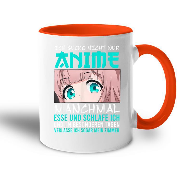 Ich Gucke Nicht Nur Anime Manga Kawaii Tasse Zweifarbig