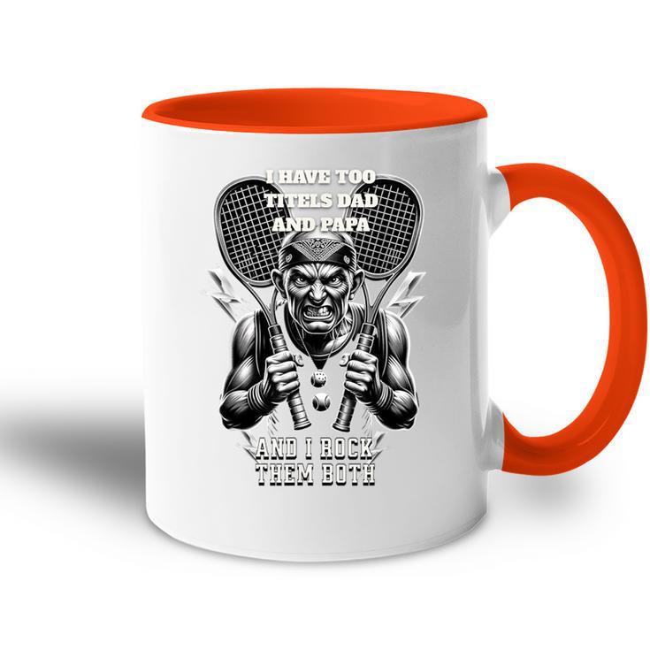 Ich Habe Auch Die Titel Papa Und Papa Lustigesatertagsgeschenk Tasse Zweifarbig