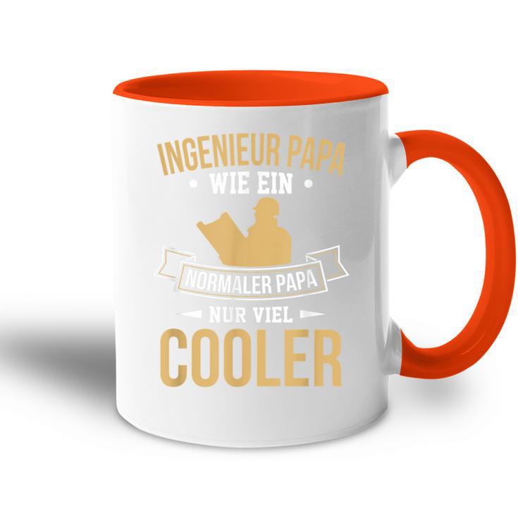 Ingenieur Papa Racing Car Tuner Tuning Mechanikerin Kfz Car Tasse Zweifarbig