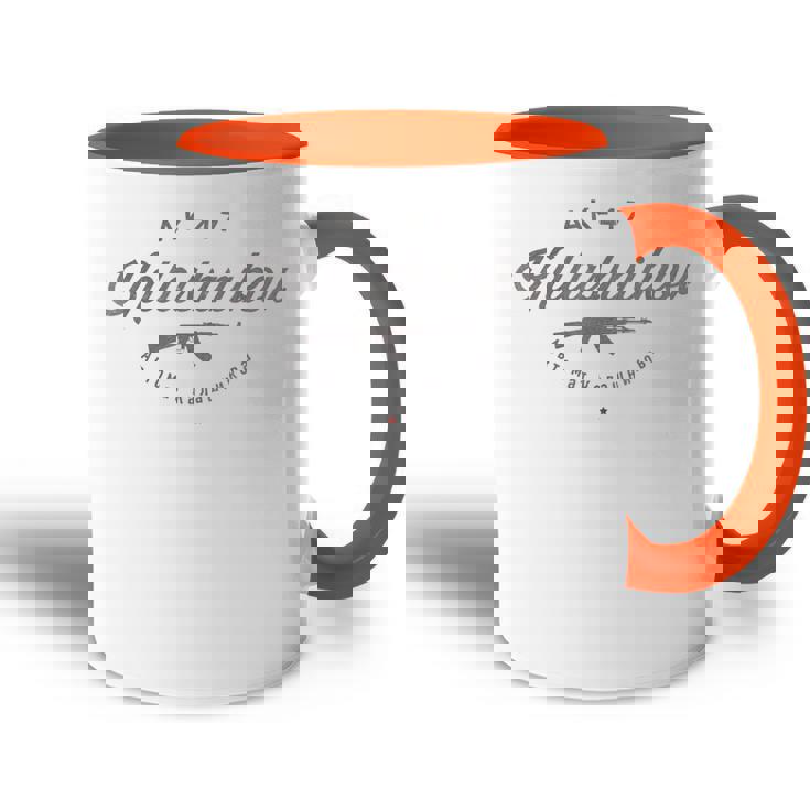 Kalashnikov Ak-47 Urss Cccp Rifle Arma Rusia Nostalgia Accent Mug
