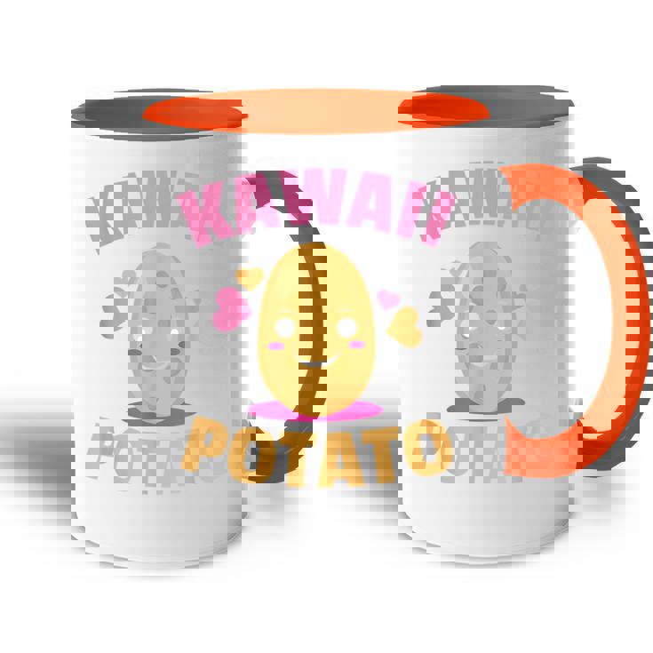 Kawaii Patata Anime Disfraz Lindo Amante De Patatas Japonesas Accent Mug