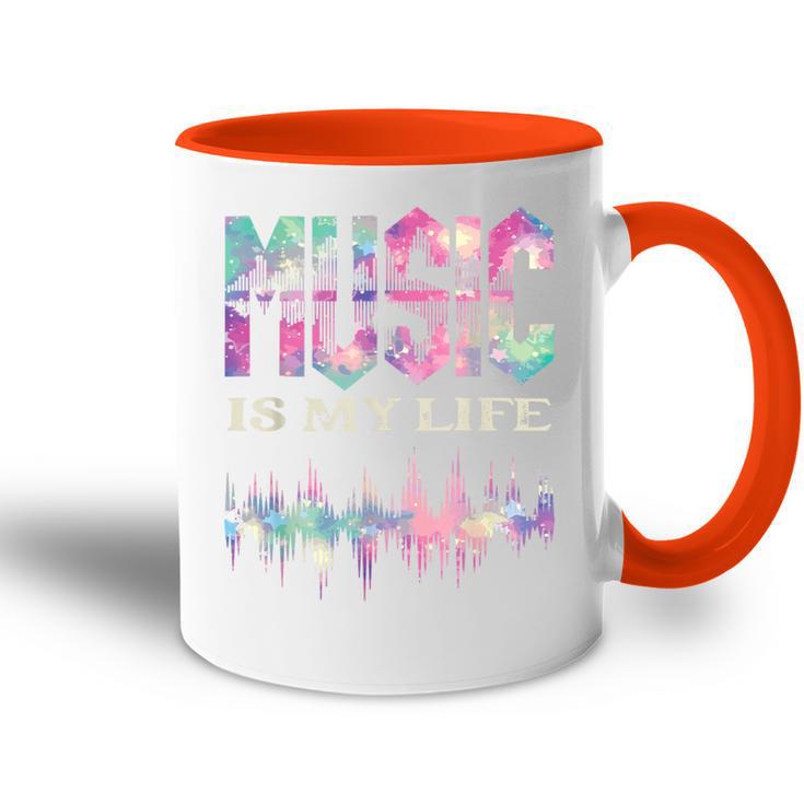 La Música Es Miida Ecualizador De Ondas Sonoras Dj Accent Mug