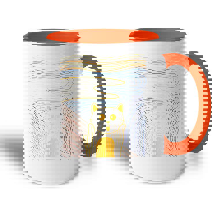 Le Cri Chat De L'art Artiste Expressionniste Accent Mug