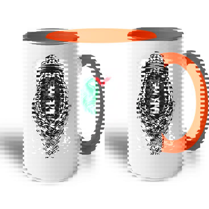 Lion Palestinien Free Palestine Free Gaza Palestine Flag Accent Mug