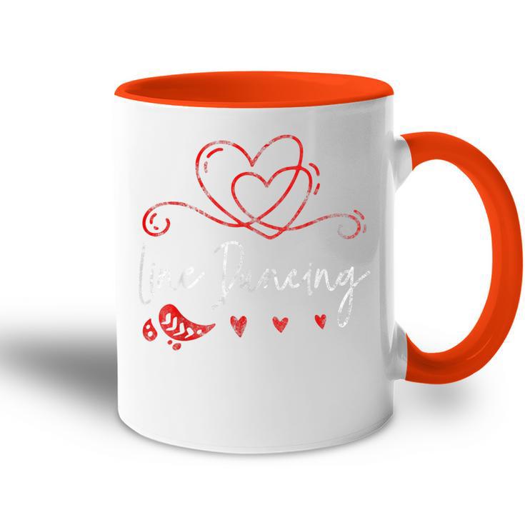 Love For Dance Lovers Line Dance Tasse Zweifarbig