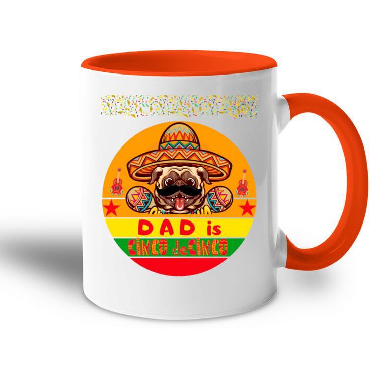 Lustiger Cinco De Mayo Für Papa Cooler Papa Ist Cinco De Cinco Tasse Zweifarbig