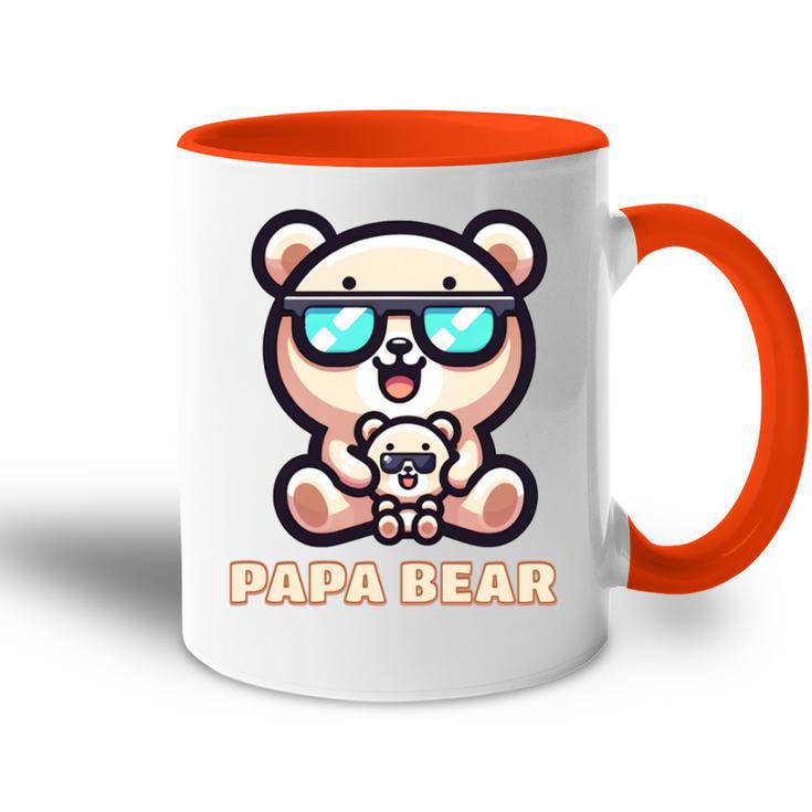 Lustiger Süßer Papa-B Tasse Zweifarbig