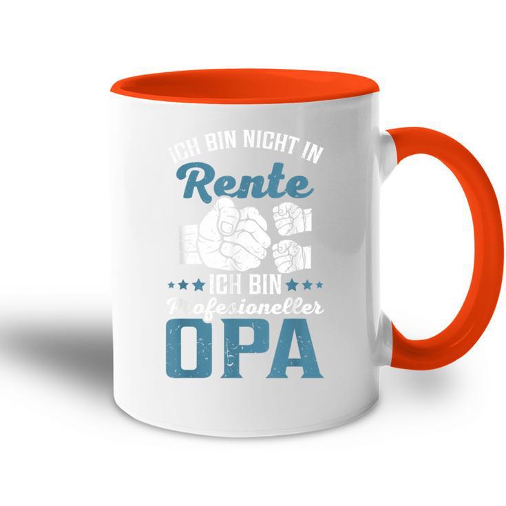 Lustiges Opa Spruch Nicht In Rente Profesioneller Opa Tasse Zweifarbig