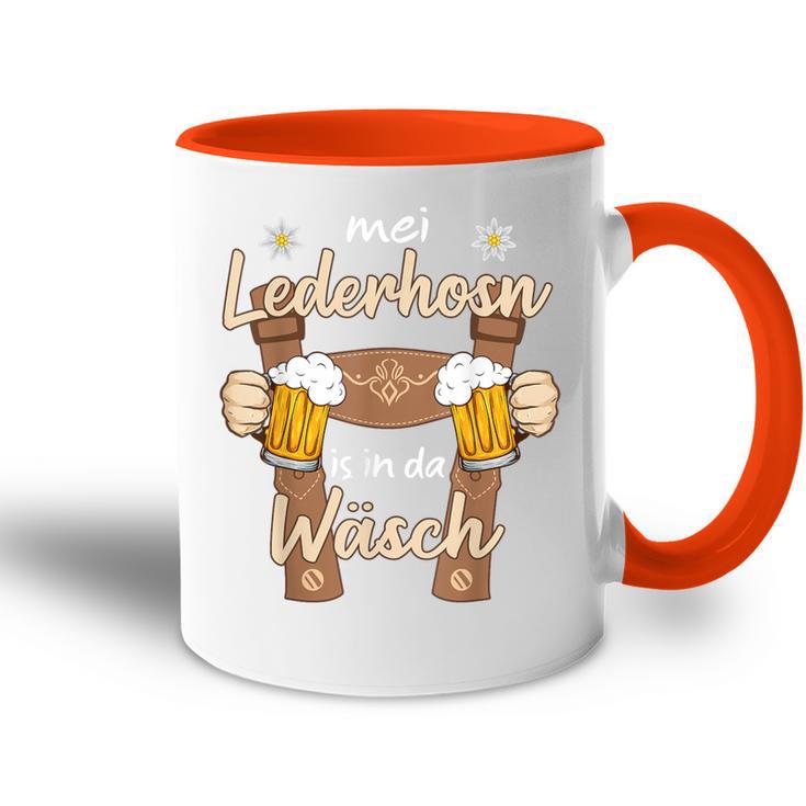 Mei Lederhosn Is In D Wäsch Oktoberfest Costume Replacement S Tasse Zweifarbig