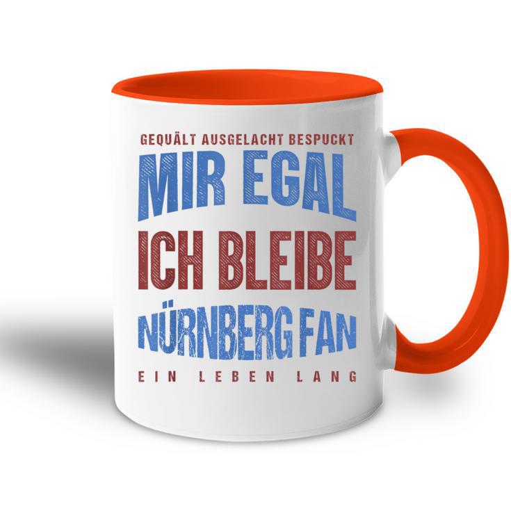 Mir Egal Ich Bleibe Nuremberg Fan Football Fan Tasse Zweifarbig