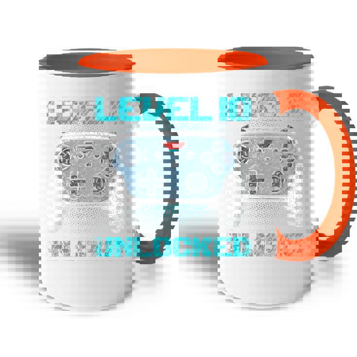 Nivel 10 Desbloqueado Equipo Fiesta Celebre Cumpleaños Accent Mug