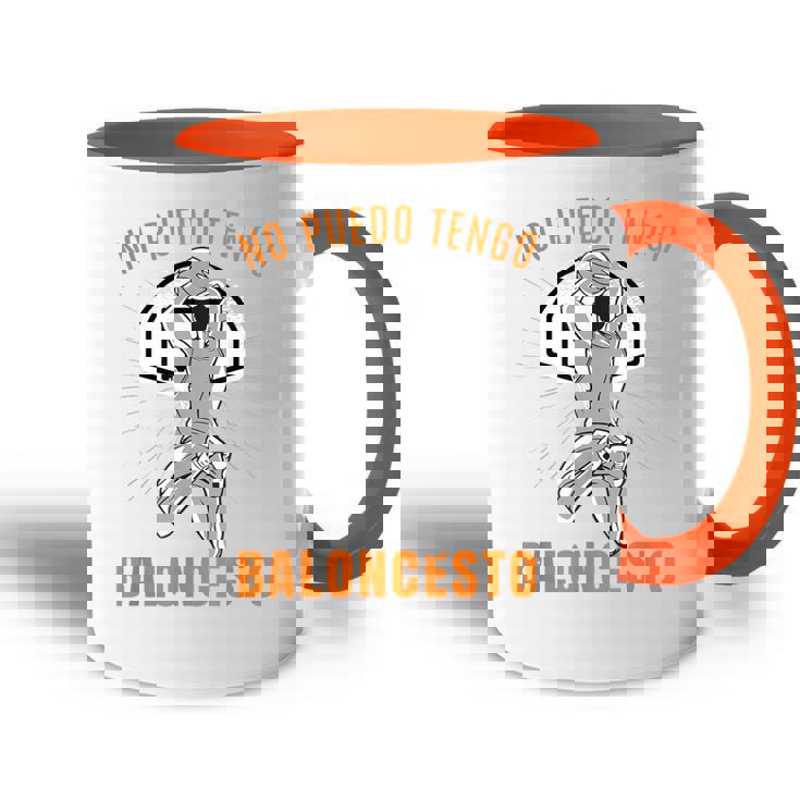 No Puedo Tengo Baloncesto Baloncestista Baloncesto Accent Mug