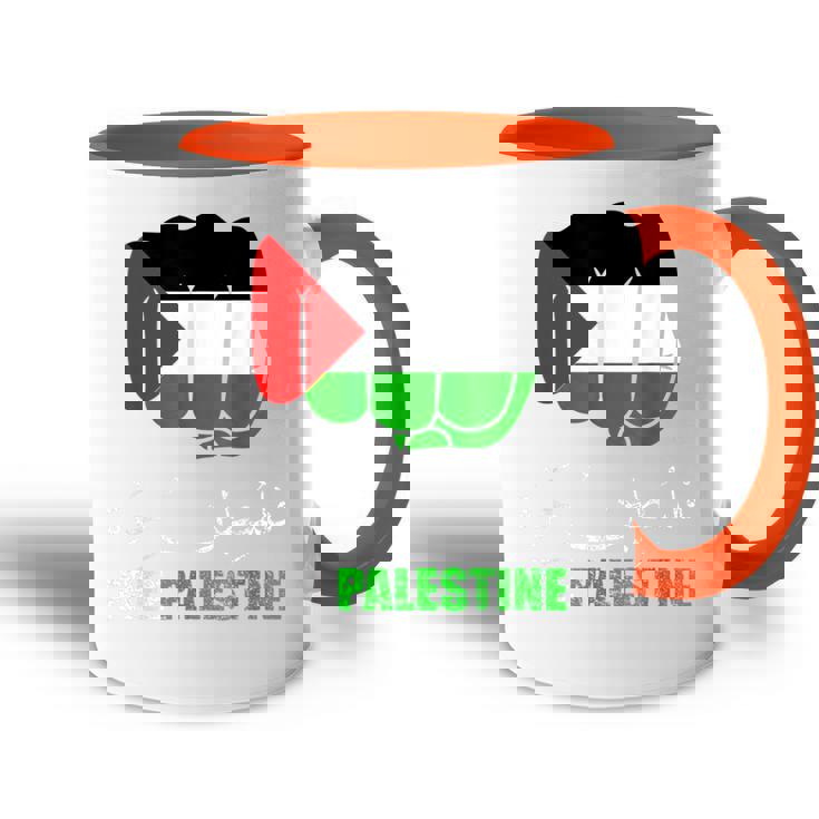Palestina Libre Árabe Apoyo Al Pueblo Palestino Accent Mug