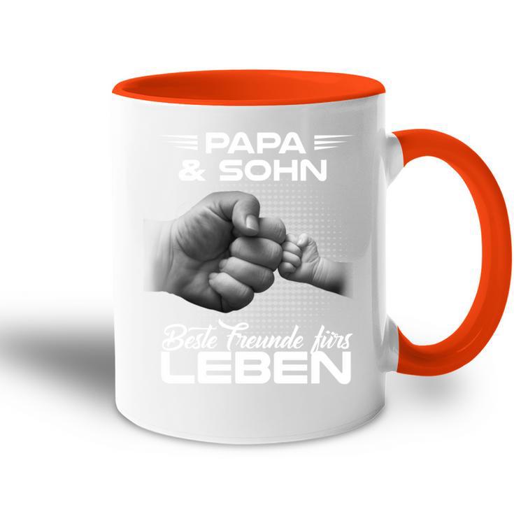 Papa & Sohn Beste Freunde Fürs Leben Father's Day Partner Look Tasse Zweifarbig