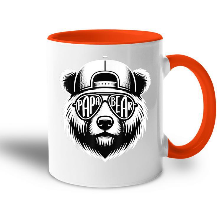 Papa Bär Das Perfekteatertagsgeschenk Für Papa Bear Opa Tasse Zweifarbig