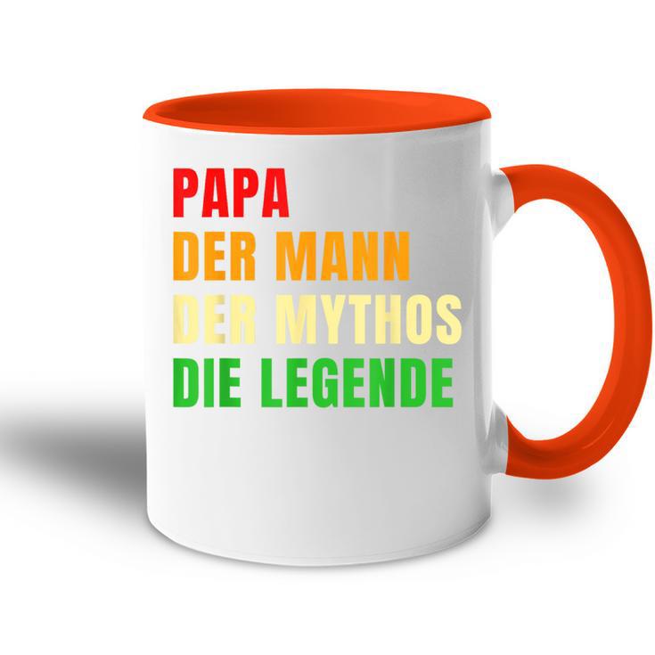 Papa Die Legend Father's Day S Tasse Zweifarbig