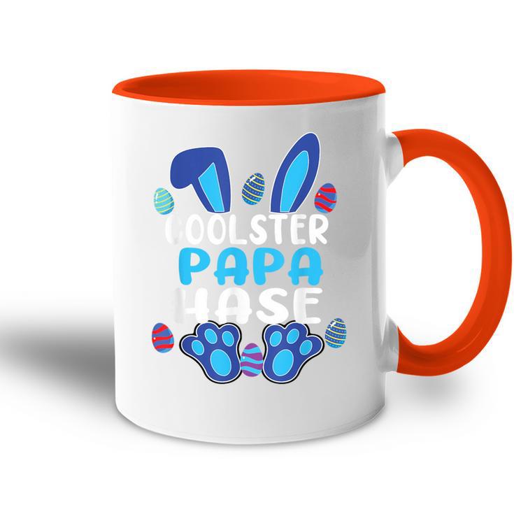 Papa Hase Osterhase Ostergeschenk Partnerlook Outfit Männer Tasse Zweifarbig