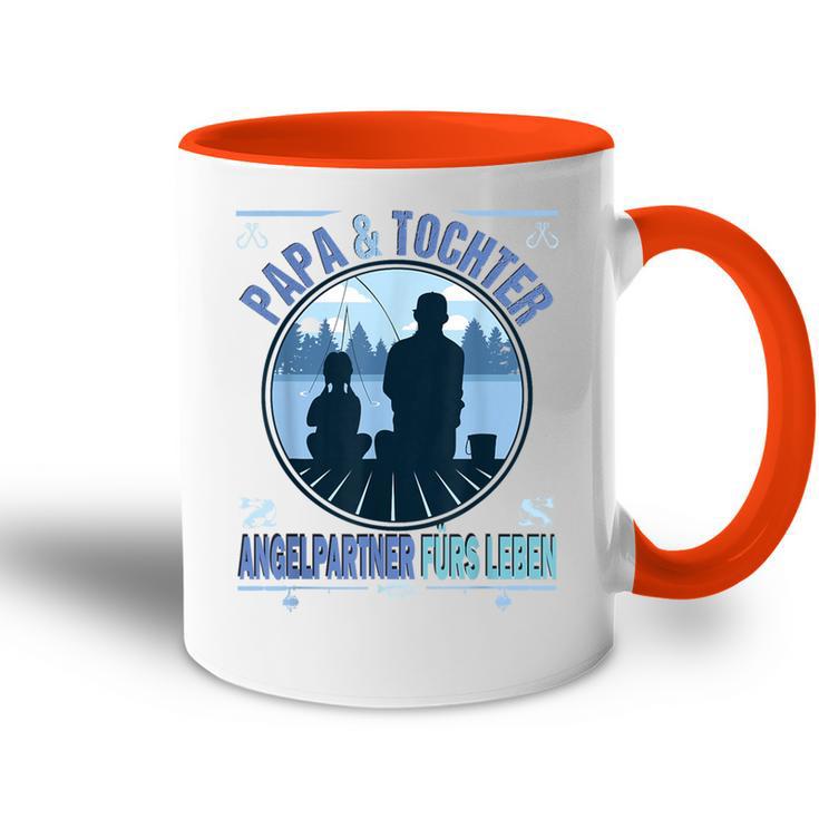 Papa Und Tochter Fishing Partner For Life Fishing Fishing Father Tasse Zweifarbig