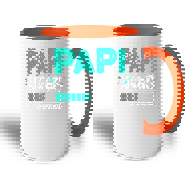 Papi En Cours Annonce Grossesse Pour Futur Papi Accent Mug