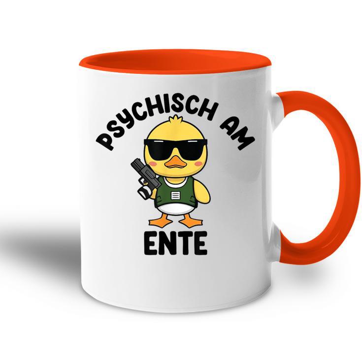 Psychisch Am Ente Gray Tasse Zweifarbig