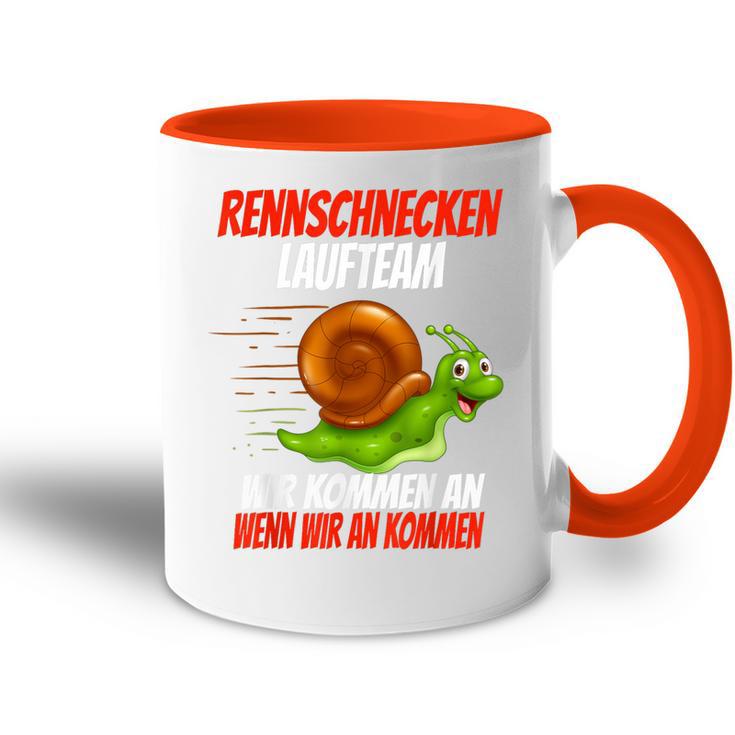 Racing Snails Running Team Jogging Runner Tasse Zweifarbig