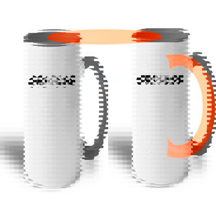 Sistema Solar Fases Lunares Universo Galaxia Astronomía Accent Mug