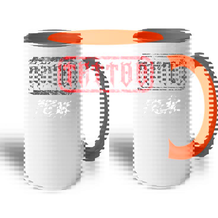 Tattoo Freak Estudio De Tatuajes Tatuado Entintado Sin Mangas Accent Mug