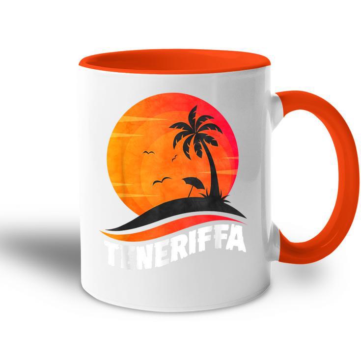 Tenerife Sunset Tasse Zweifarbig