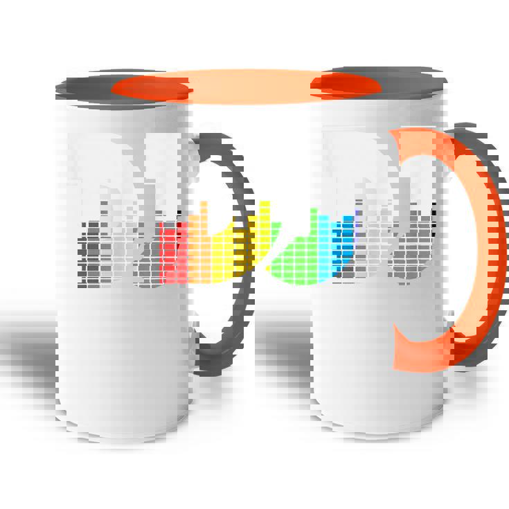Texto De Dj Con Ecualizador De Coloración Led Para Discjockey Dj Accent Mug