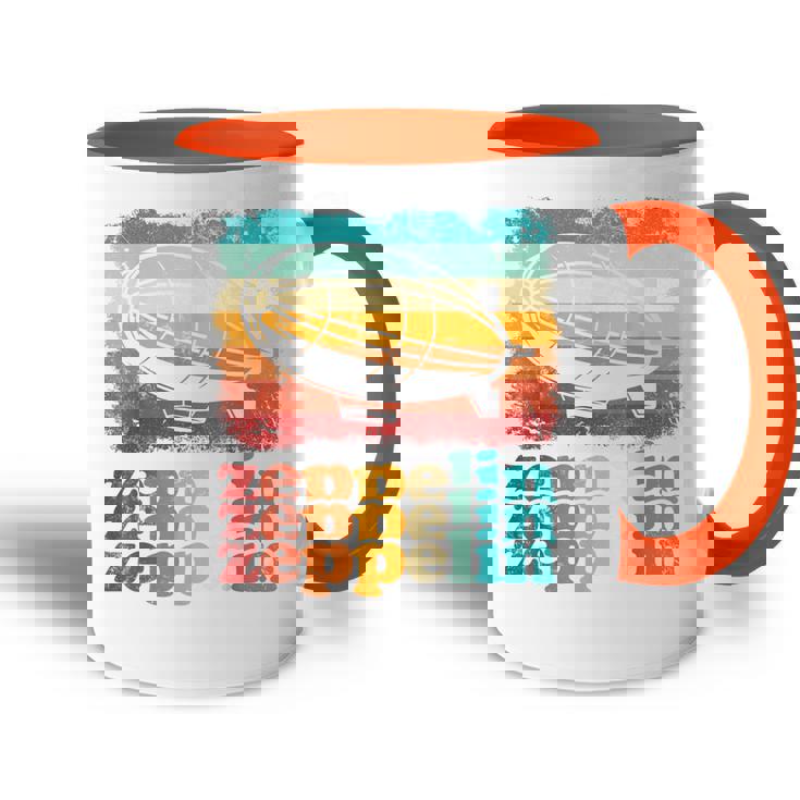 Zeppelin Dirigible Dirigible Retrointage Zeppelin Lover Accent Mug