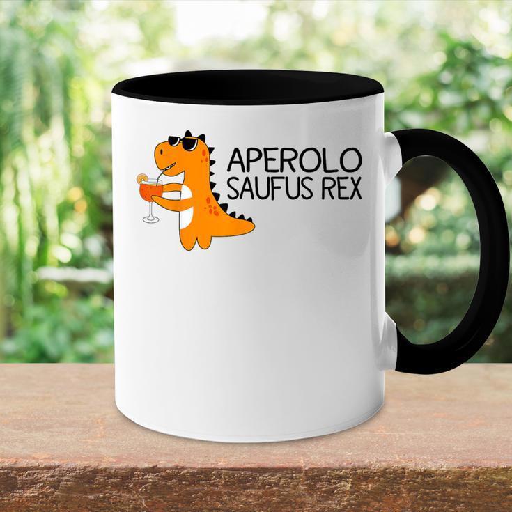 Aperolo Saufus Rex Summer Drinks Tasse Zweifarbig